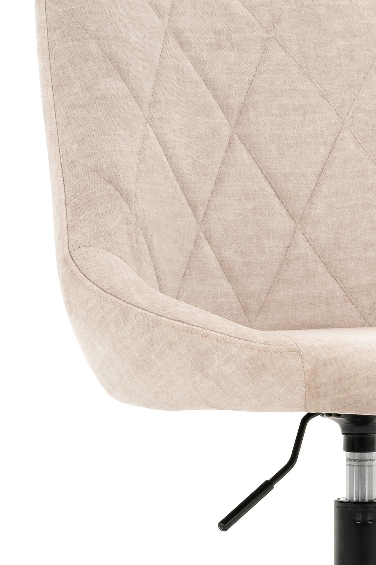 JUGENDDREHSTUHL - Beige/Schwarz, Konventionell, Kunststoff/Textil (55/78-90/56cm) - Carryhome
