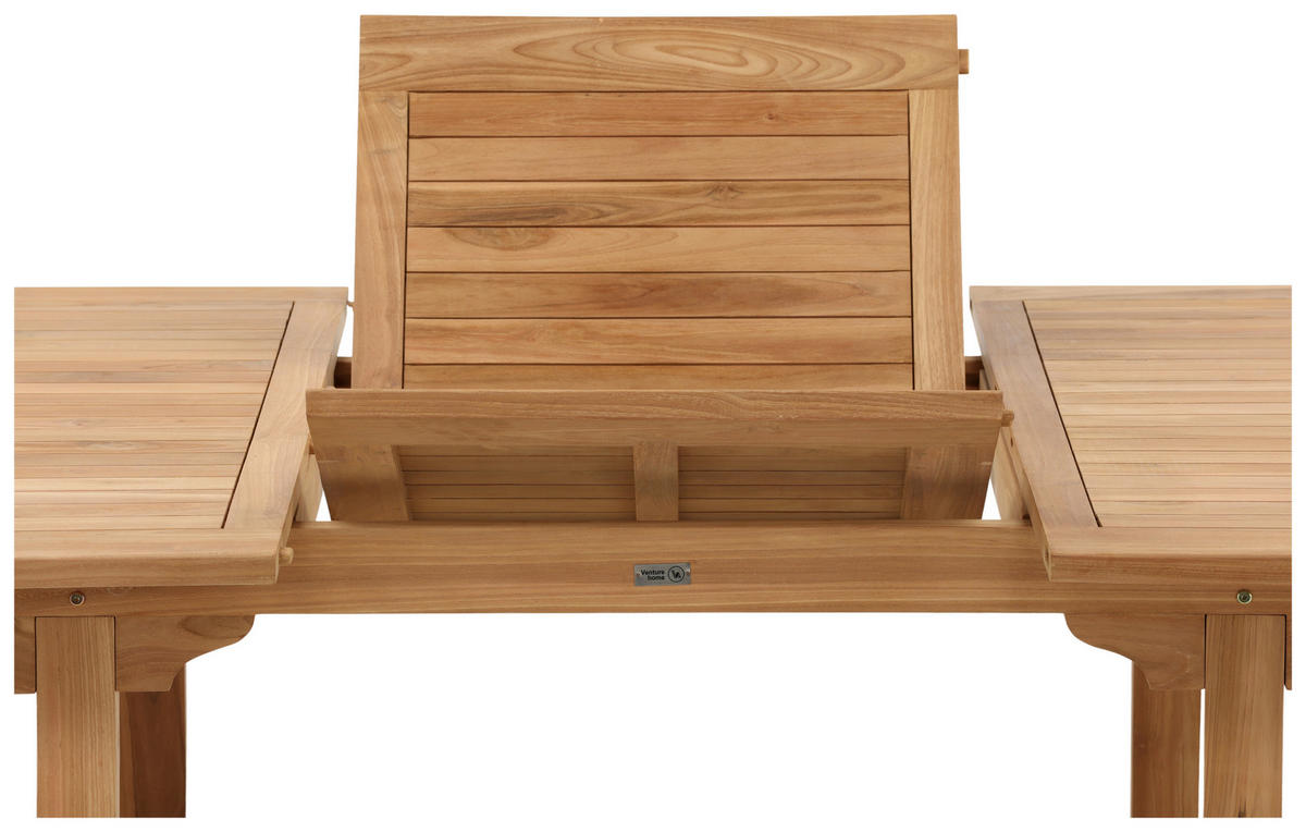 GARTENTISCH 180/120/75 cm  - Teakfarben, KONVENTIONELL, Holz (180/120/75cm) - Gardenson