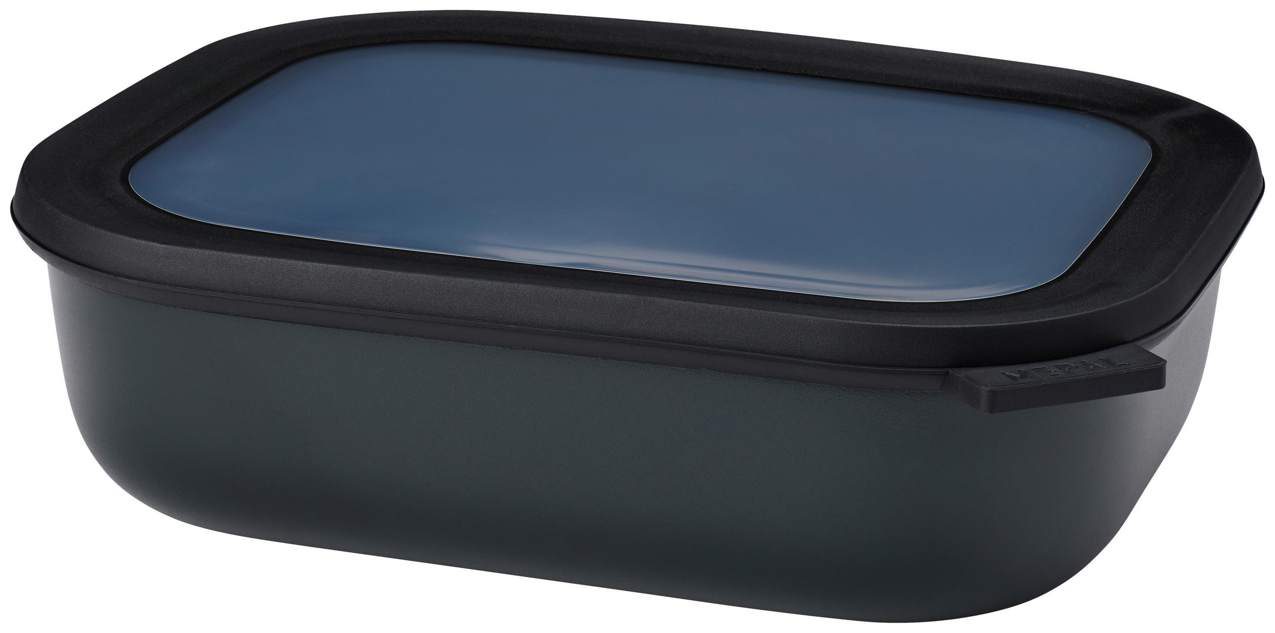 Mepal Vorratsdose Cirqula Schwarz, Transparent 25x7x20 cm