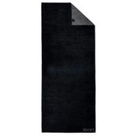 SAUNATUCH 80/200 cm JOOP! CLASSIC Schwarz  - Schwarz, Basics, Textil (80/200cm) - Joop! Living