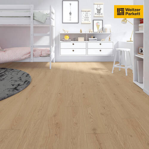 LANDHAUSDIELE, Eiche Pure Pflegefrei Diele  per  m² - Design, Holz (180/17,5/1,1cm) - Weitzer Parkett