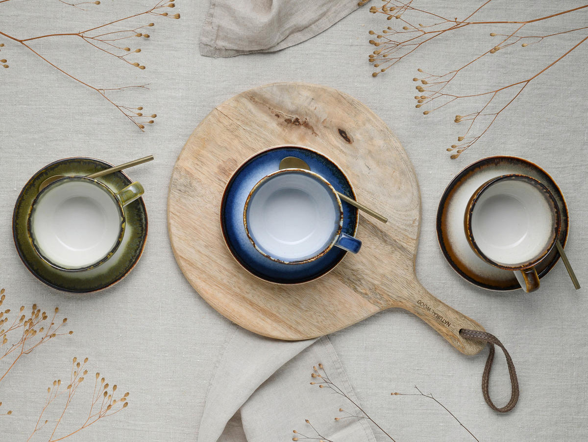 TASSENSET Cascade 8-teilig  - Multicolor, Basics, Keramik (30/30/30cm) - Creatable