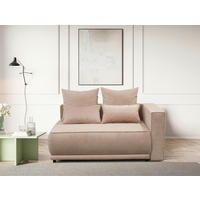 RÉCAMIERE IGA Rosa Plüsch  - Rosa, Design, Kunststoff/Textil (168/73/99cm) - MID.YOU