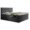 BOXBETT 140/200 cm  in Anthrazit  - Anthrazit/Schwarz, Modern, Textil (140/200cm) - MID.YOU