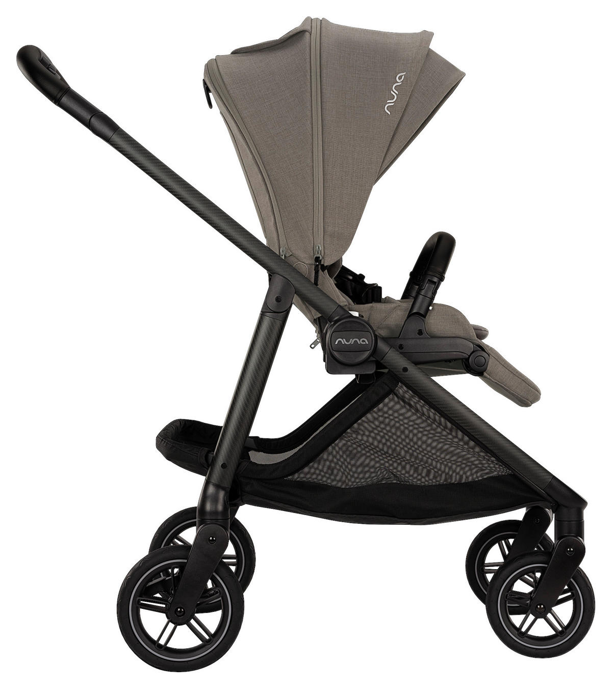 KINDERWAGEN Swiv  - Schwarz/Grau, Basics, Textil/Metall (94/54/103cm) - Nuna