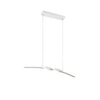LED FÜGGŐLÁMPA  - fehér, Basics, műanyag/fém (79/150/9cm)