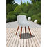GARTENSTUHL Akazie Naturfarben, Weiß - Naturfarben/Weiß, Design, Holz/Kunststoff (52/81/58cm) - Ambia Garden GARTENSTUHL Akazie Naturfarben, Weiß - Naturfarben/Weiß, Design, Holz/Kunststoff (52/81/58cm) - Ambia Garden