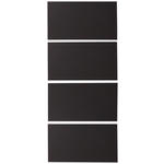 FRONTPANEELSET   - Anthrazit, KONVENTIONELL, Holzwerkstoff (92/202cm) - Hom`in