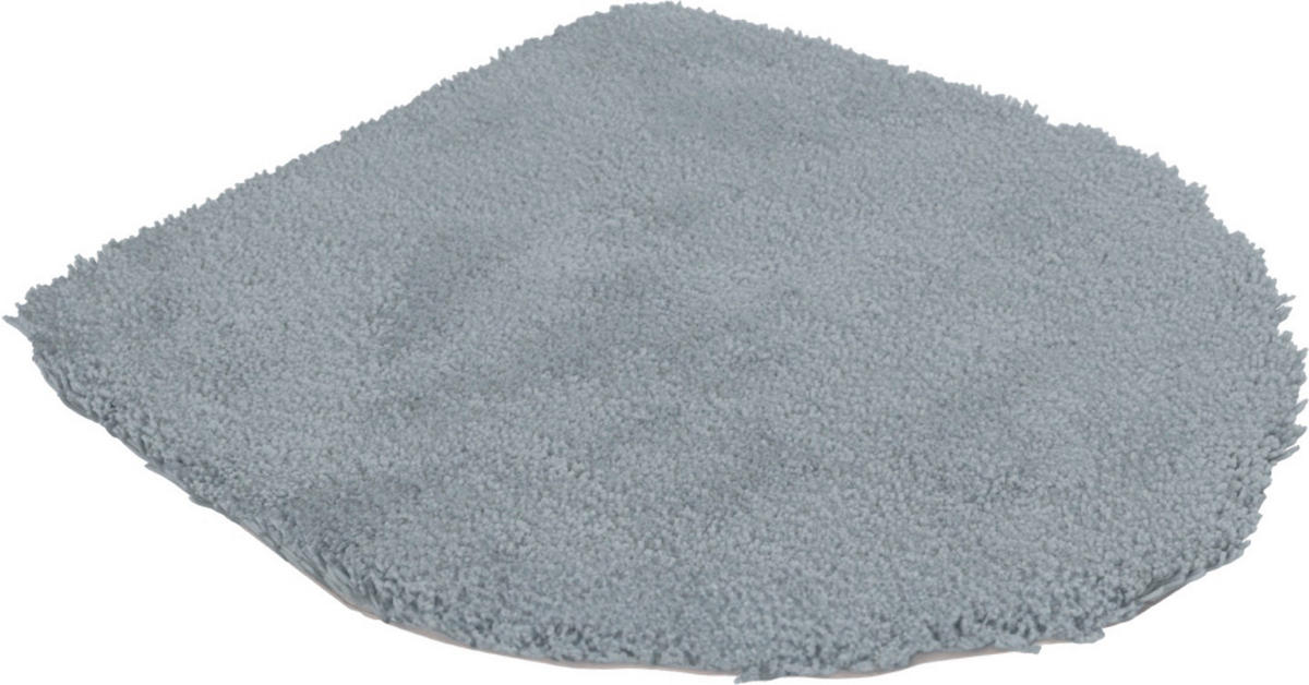 WC-DECKELBEZUG Grau 47/53 cm  - Grau, Basics, Textil (47/53cm) - Grund
