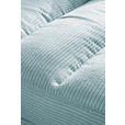 HOCKERBANK in Textil Hellblau  - Schwarz/Hellblau, Design, Textil/Metall (120/43/90cm) - Dieter Knoll