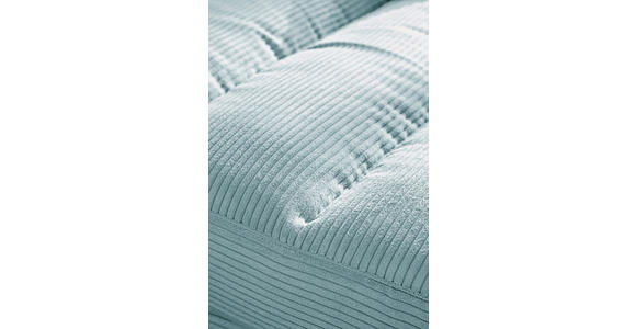 HOCKERBANK in Textil Hellblau  - Schwarz/Hellblau, Design, Textil/Metall (120/43/90cm) - Dieter Knoll