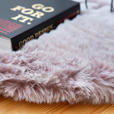 KUNSTFELL 80/150 cm  - Pink, Design, Textil (80/150cm) - Novel