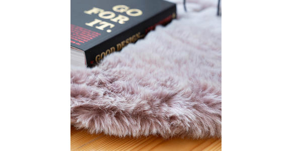 KUNSTFELL 60/110 cm  - Pink, Design, Textil (60/110cm) - Novel