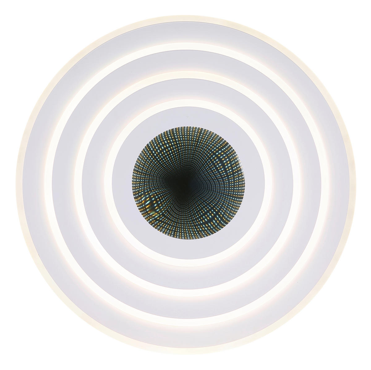 LED-DECKENLEUCHTE  Smart 70/6,7 cm   - Chromfarben/Opal, Basics, Kunststoff/Metall (70/6,7cm)