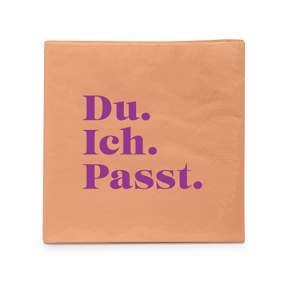 SERVIETTE    - Multicolor, Basics, Papier (12,5/12,5cm) - PPD