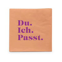 SERVIETTE    - Multicolor, Basics, Papier (12,5/12,5cm) - PPD