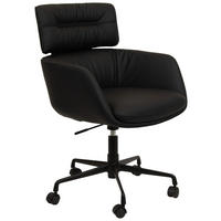 FORGÓSZÉK  fekete  - fekete, Design, műanyag/bőr (62/91/66cm) - Dieter Knoll