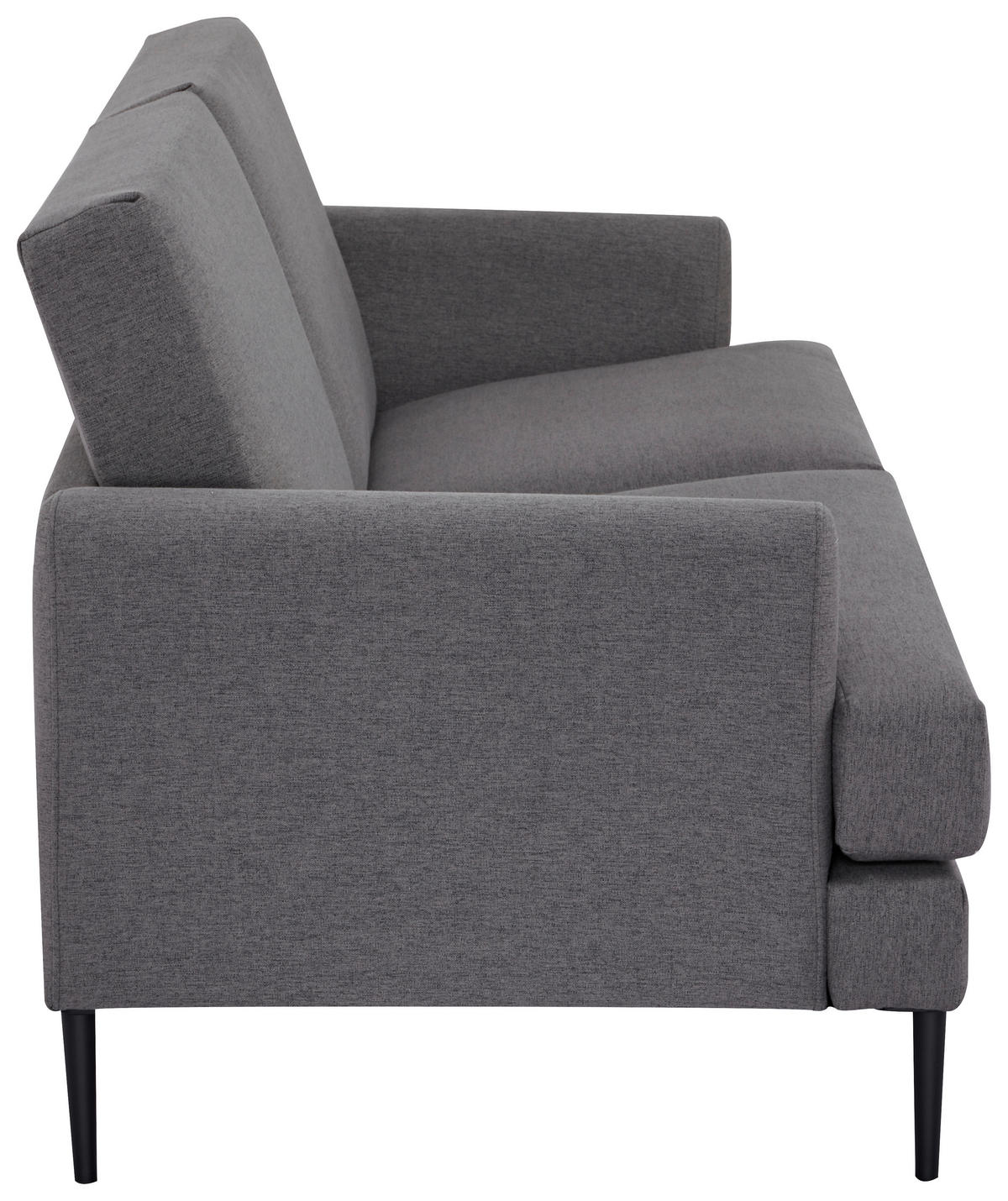 DVOSJED tekstil  siva    - siva/crna, Moderno, tekstil/metal (183/77/87cm) - MID.YOU