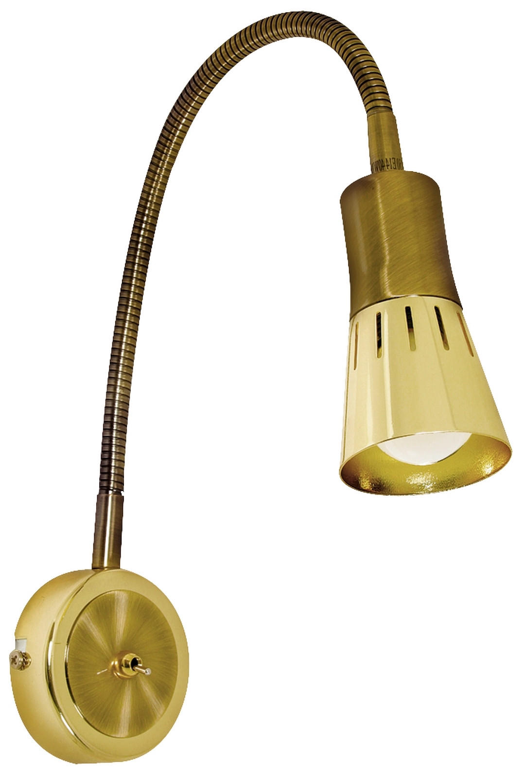XXXLutz Wandleuchte Gold 24x8x31 cm