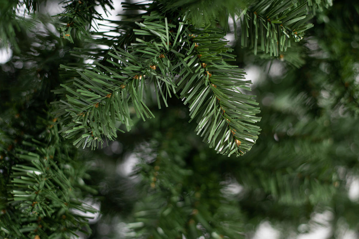 WEIHNACHTSBAUM 210 cm  - Waldgrün, Basics, Kunststoff/Metall (124/210cm)