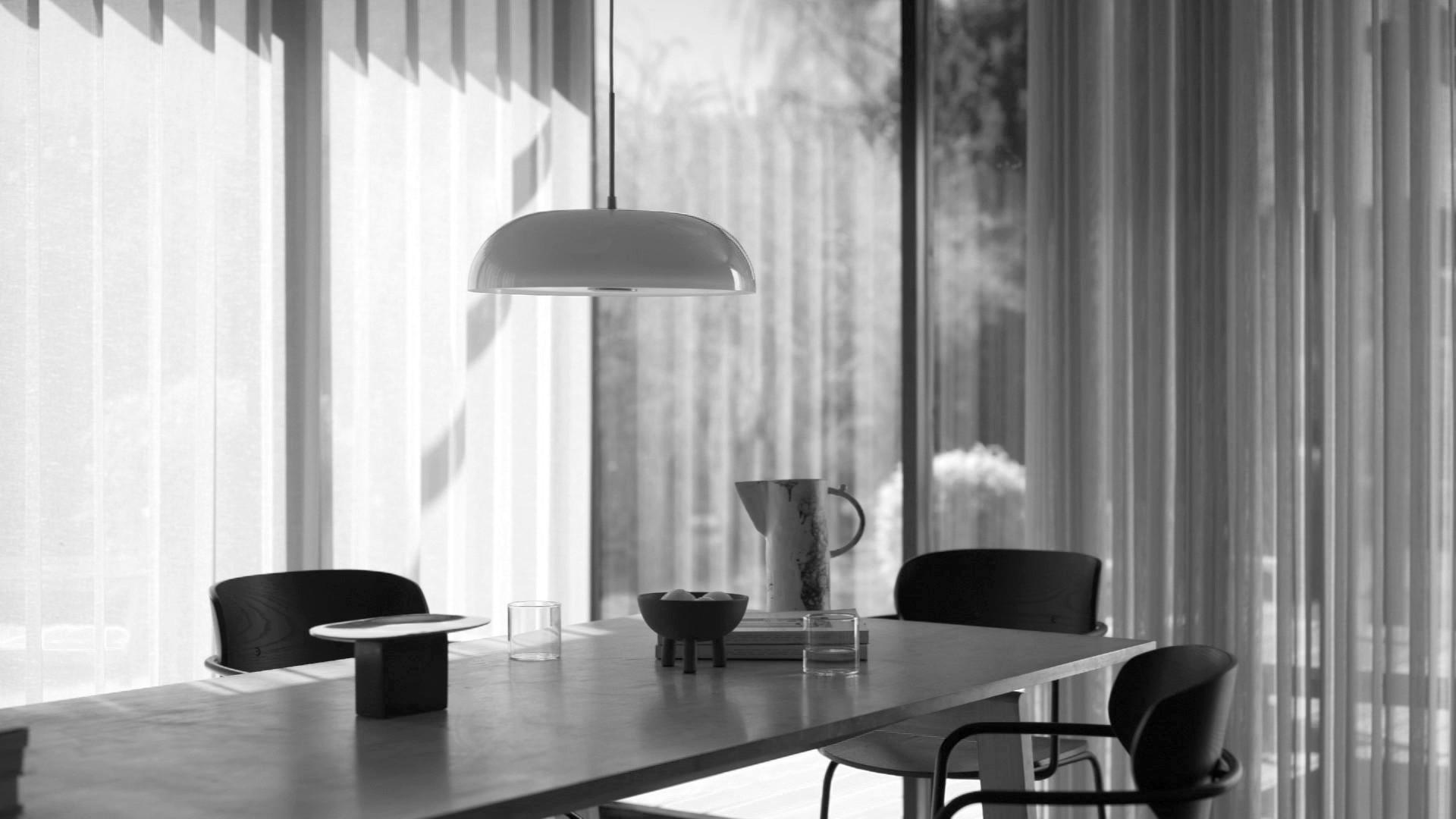 TISCHLEUCHTE Glossy 32/32 cm   - Grau, Design, Stein (32/32cm) - Nordlux