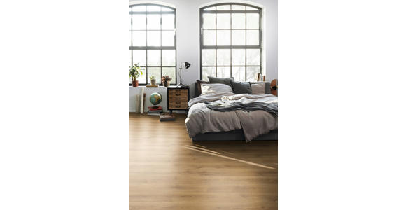 LAMINATBODEN Nord Eiche natur per m² - Eichefarben, KONVENTIONELL, Holzwerkstoff (129.2/19.3/0.7cm) - Venda