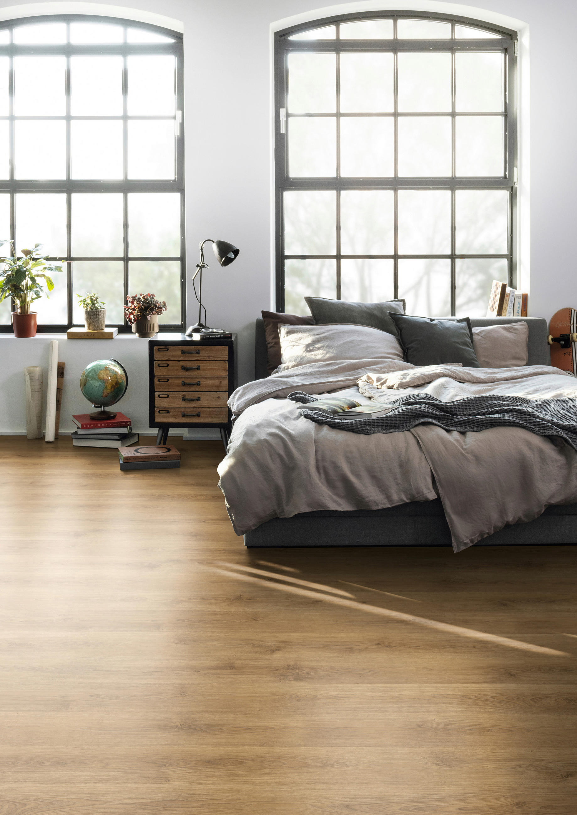 LAMINATBODEN Nord Eiche natur  per  m² - Eichefarben, KONVENTIONELL, Holzwerkstoff (129.2/19.3/0.7cm) - Venda