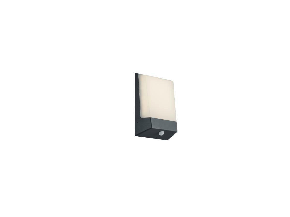 VÄGGLAMPA FÖR UTOMHUS - vit/aluminiumfärg, Klassisk, metall/plast (21,1/16,1/5,9cm) - Trio Leuchten
