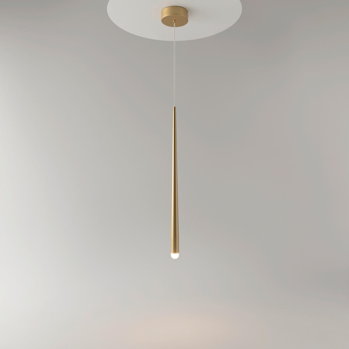 PENDELLAMPA Cascade 3.5/219.3 cm  - mässingsfärgad, Design, metall (3.5/219.3cm) - MAYTONI
