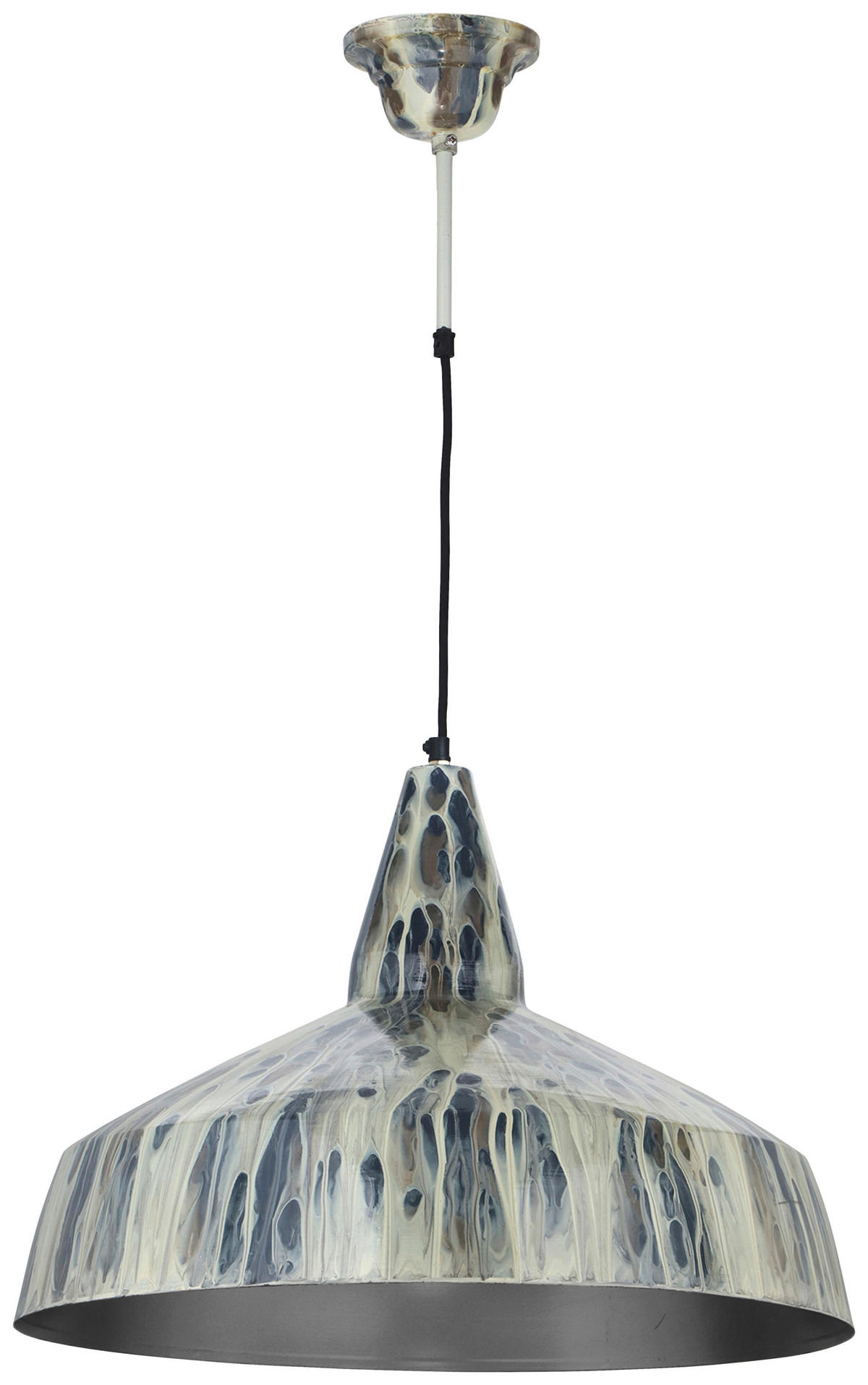 ZÁVĚSNÉ SVÍTIDLO, 49,5/49,5/33 cm  - krémová, Basics, kov (49,5/49,5/33cm) - MID.YOU