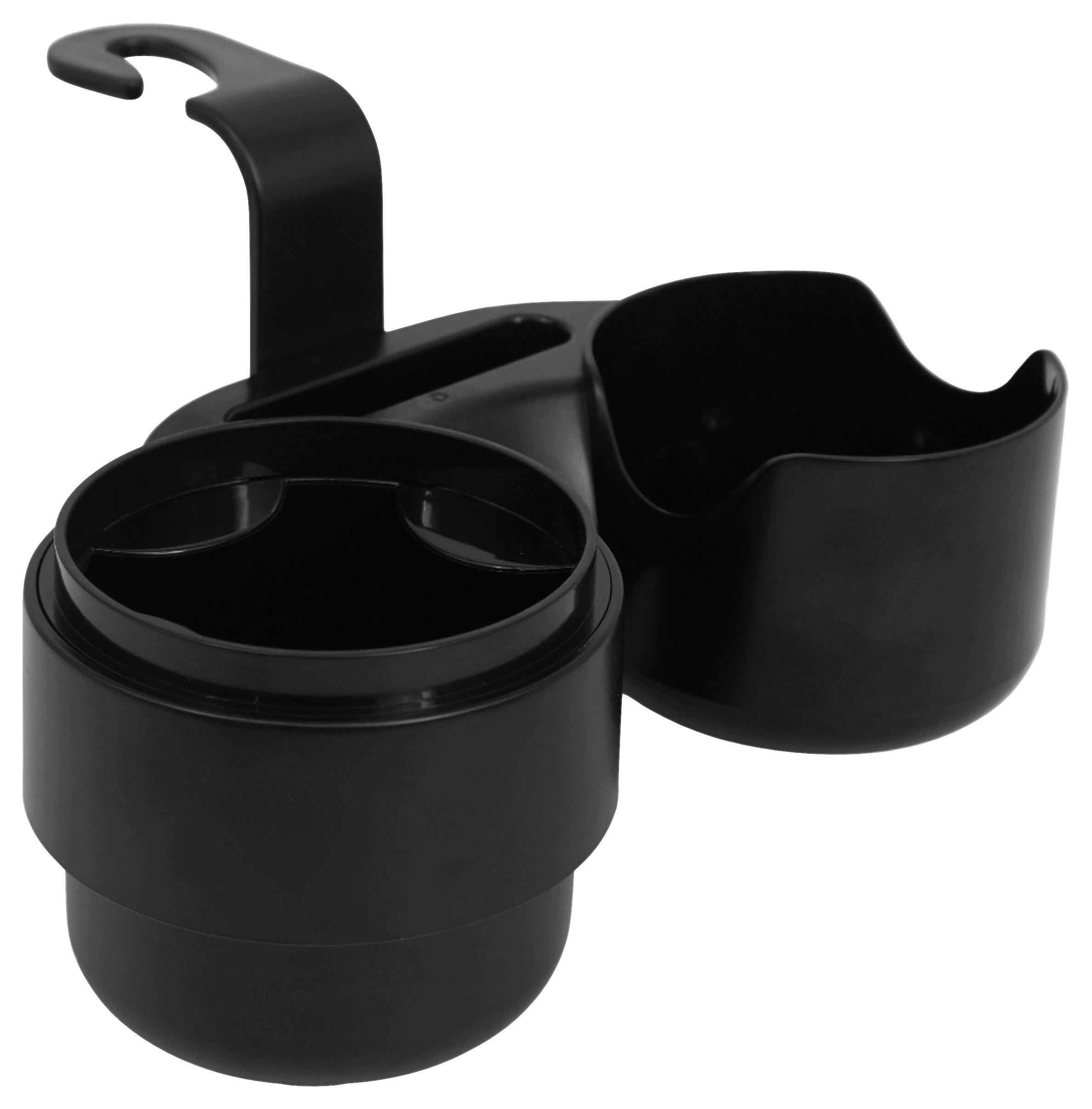 BECHERHALTER  - Schwarz, Basics, Kunststoff (22/9,5/6,5cm) - My Baby Lou