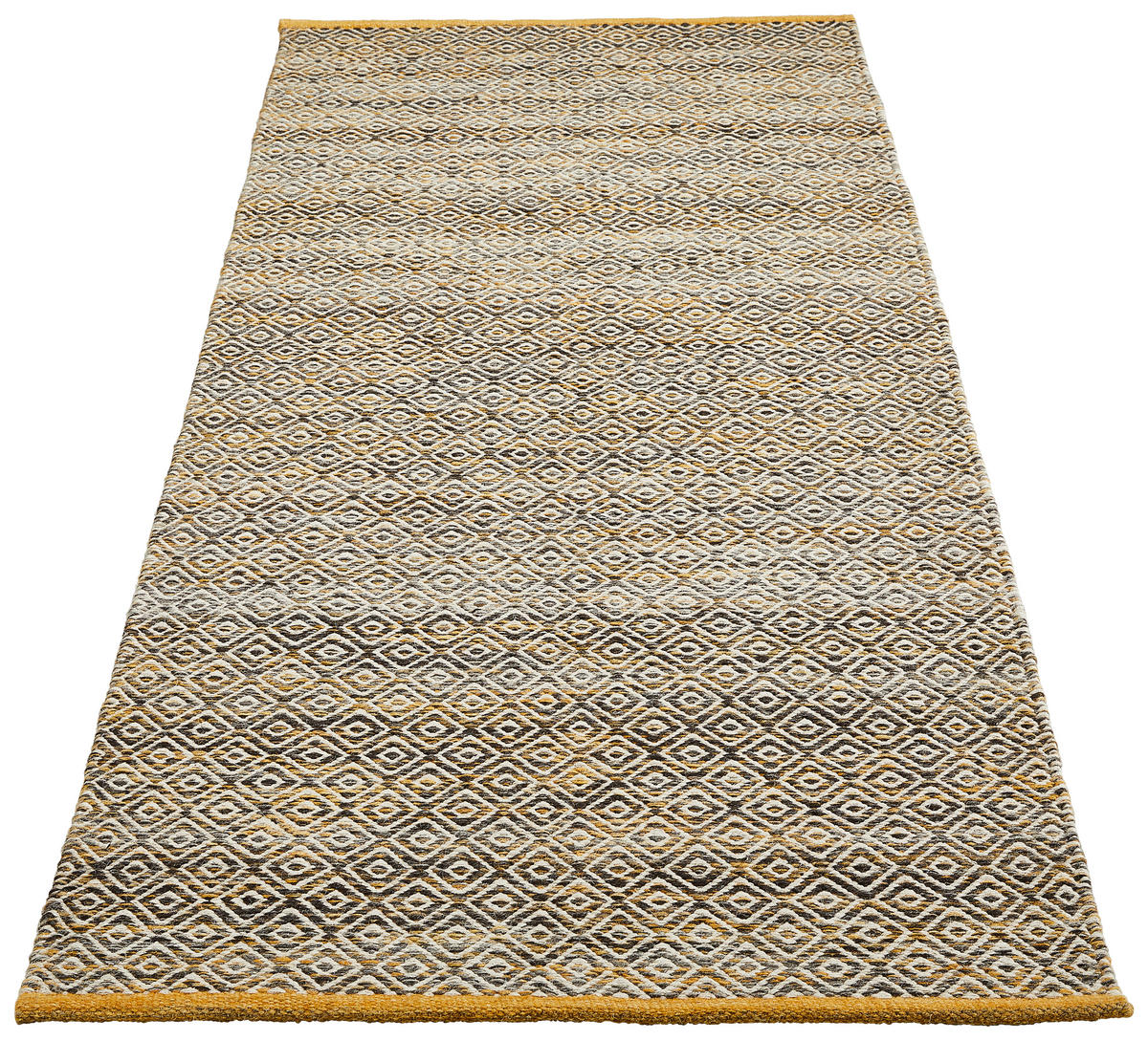 LÄUFER 80/200 cm Jupiter Currygelb  - Currygelb, Natur, Textil (80/200cm) - Linea Natura