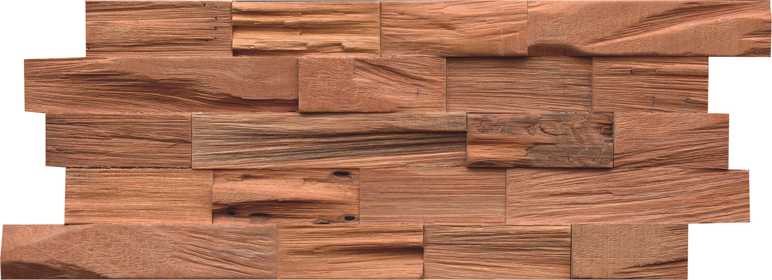 WANDVERKLEIDUNG 5 Stück  - Hellbraun, Basics, Holz (50/20/1.8cm)