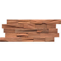 WANDVERKLEIDUNG 5 Stück  - Hellbraun, Basics, Holz (50/20/1.8cm)