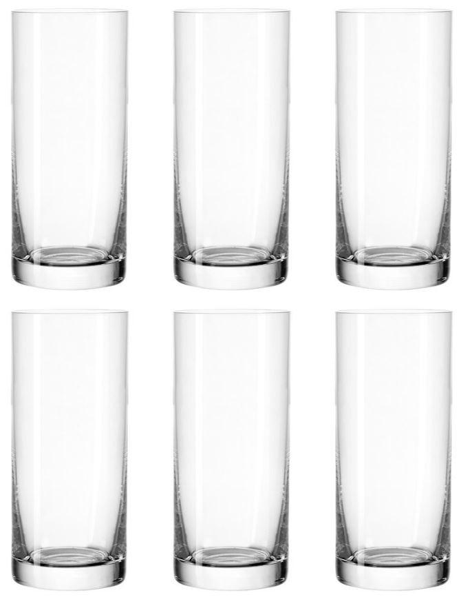 GLÄSERSET Easy+ 6-teilig - Klar/Transparent, Basics, Glas (7/16,2cm) - Leonardo