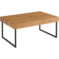 SOFFBORD i trä, trämaterial 100/65/42 cm  - svart/ekfärgad, Design, metall/trämaterial (100/65/42cm) - Carryhome