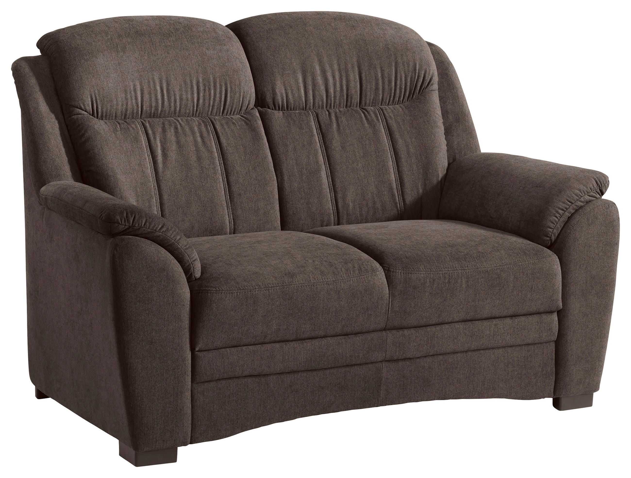 DVOSED,  temno rjava tekstil  - črna/temno rjava, Basics, umetna masa/tekstil (142/99/99cm) - Welnova