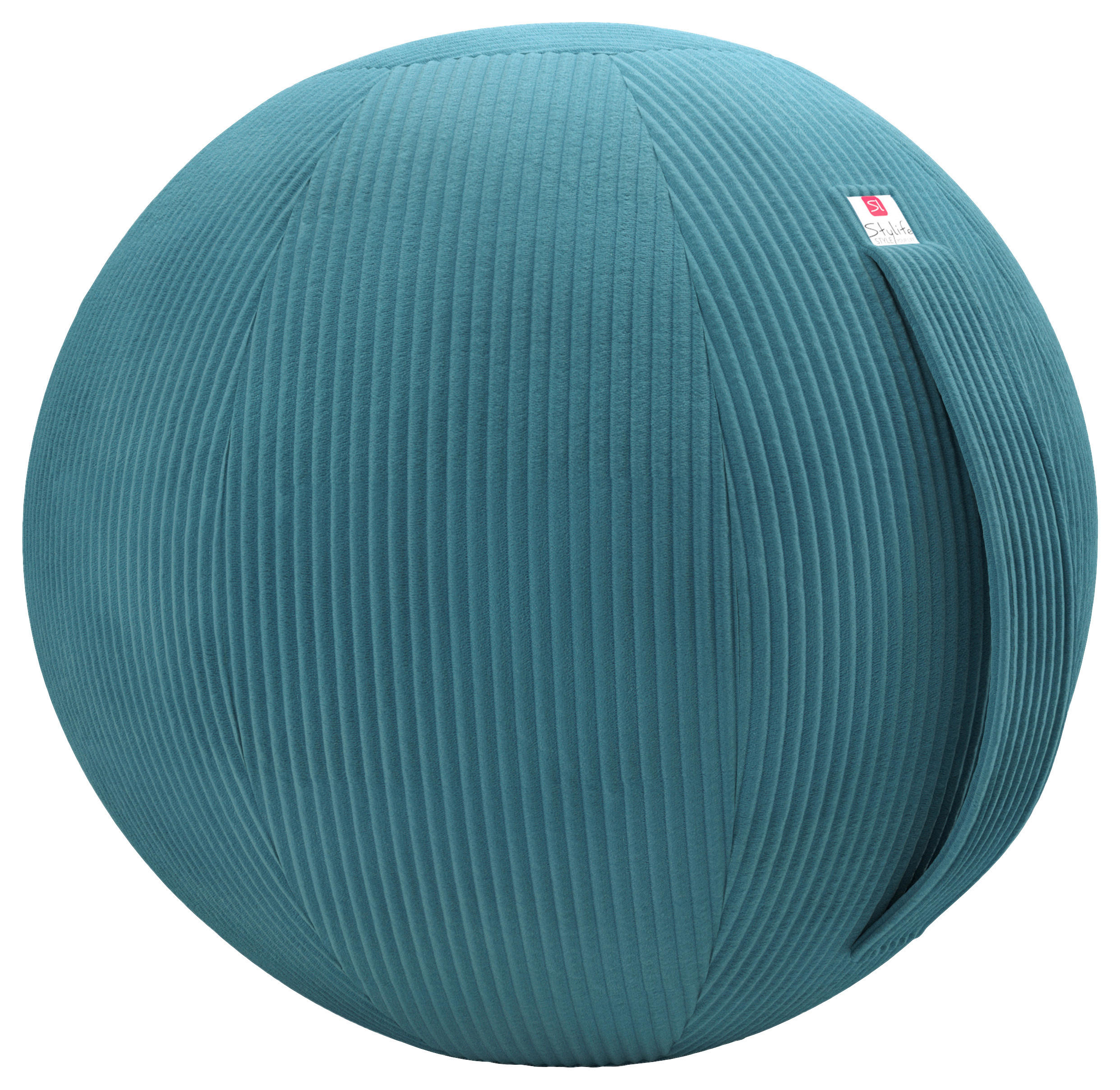 SITZBALL - Türkis, Design, Textil (65cm) - Stylife