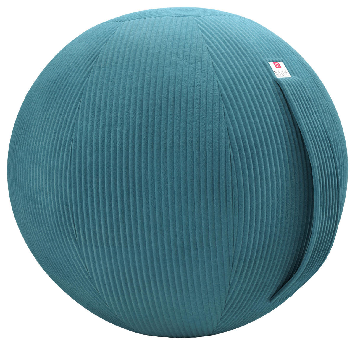 SITZBALL - Türkis, Design, Textil (65cm) - Stylife