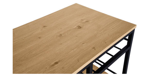 SERVIERWAGEN Naturfarben, Schwarz  - Schwarz/Naturfarben, Trend, Holzwerkstoff/Kunststoff (86/40/86cm) - Xora