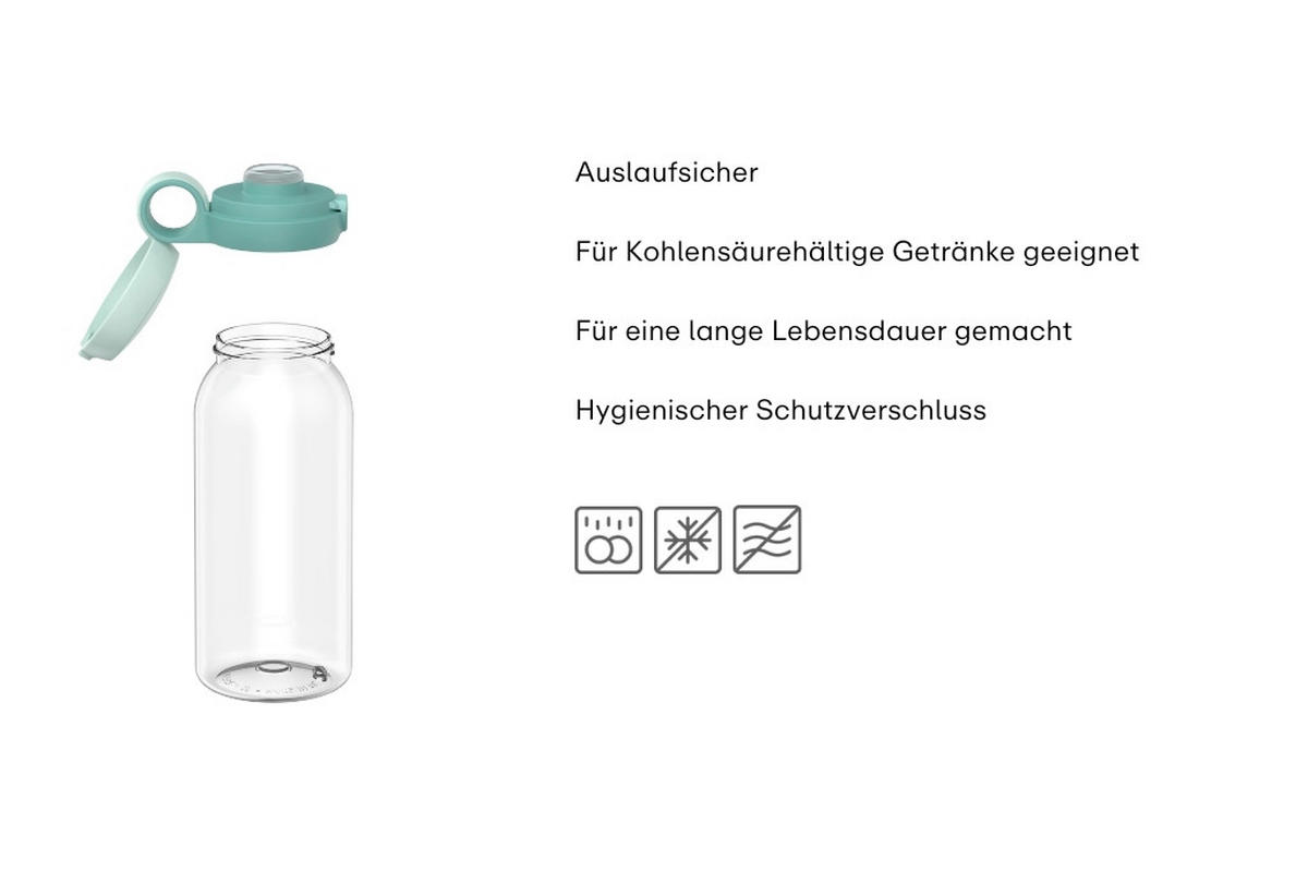 DĚTSKÁ LÁHEV NA PITÍ - vícebarevná, Basics, plast (7,6/19,5/9,5cm) - Mepal