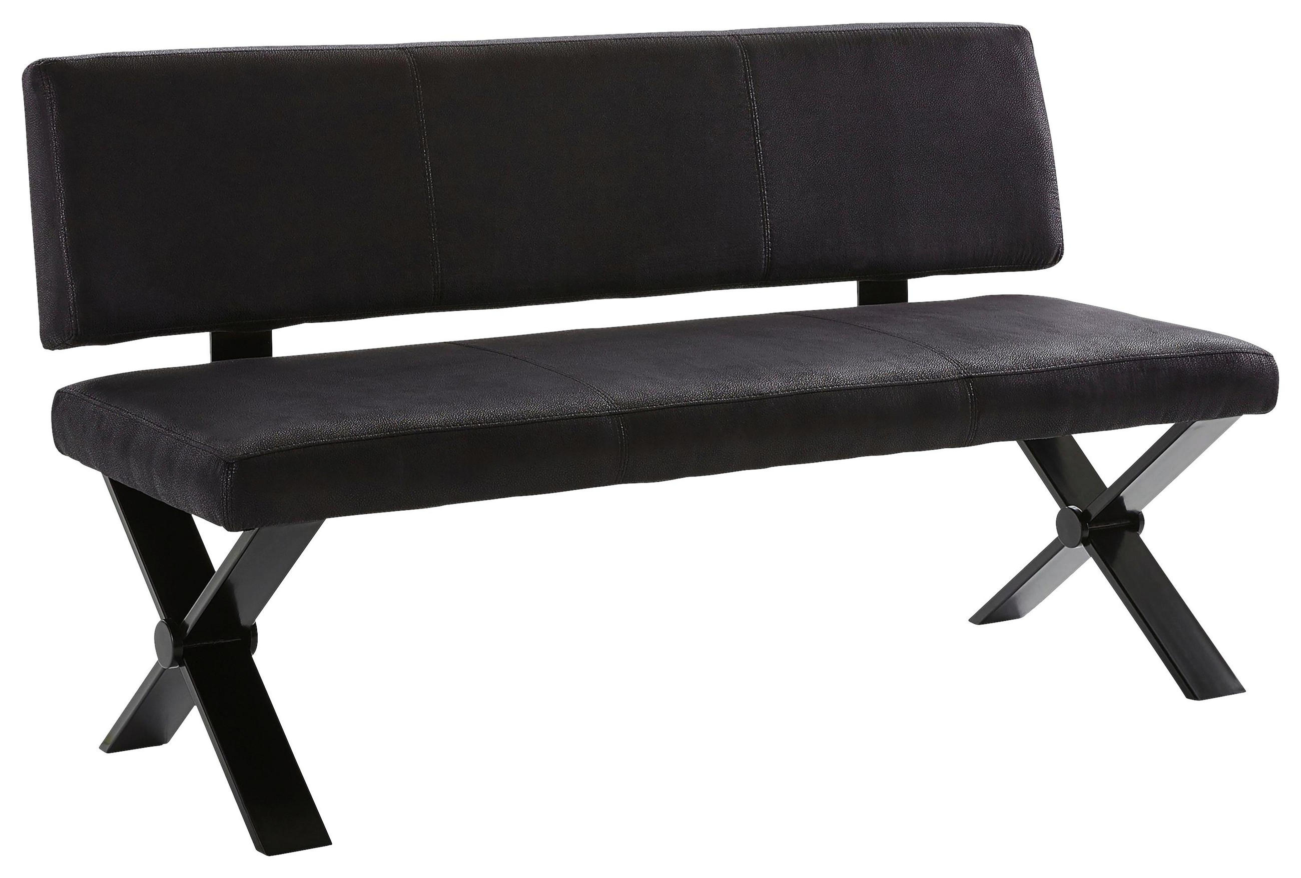 Sitzbank 160/60,5/61 cm in Schwarz