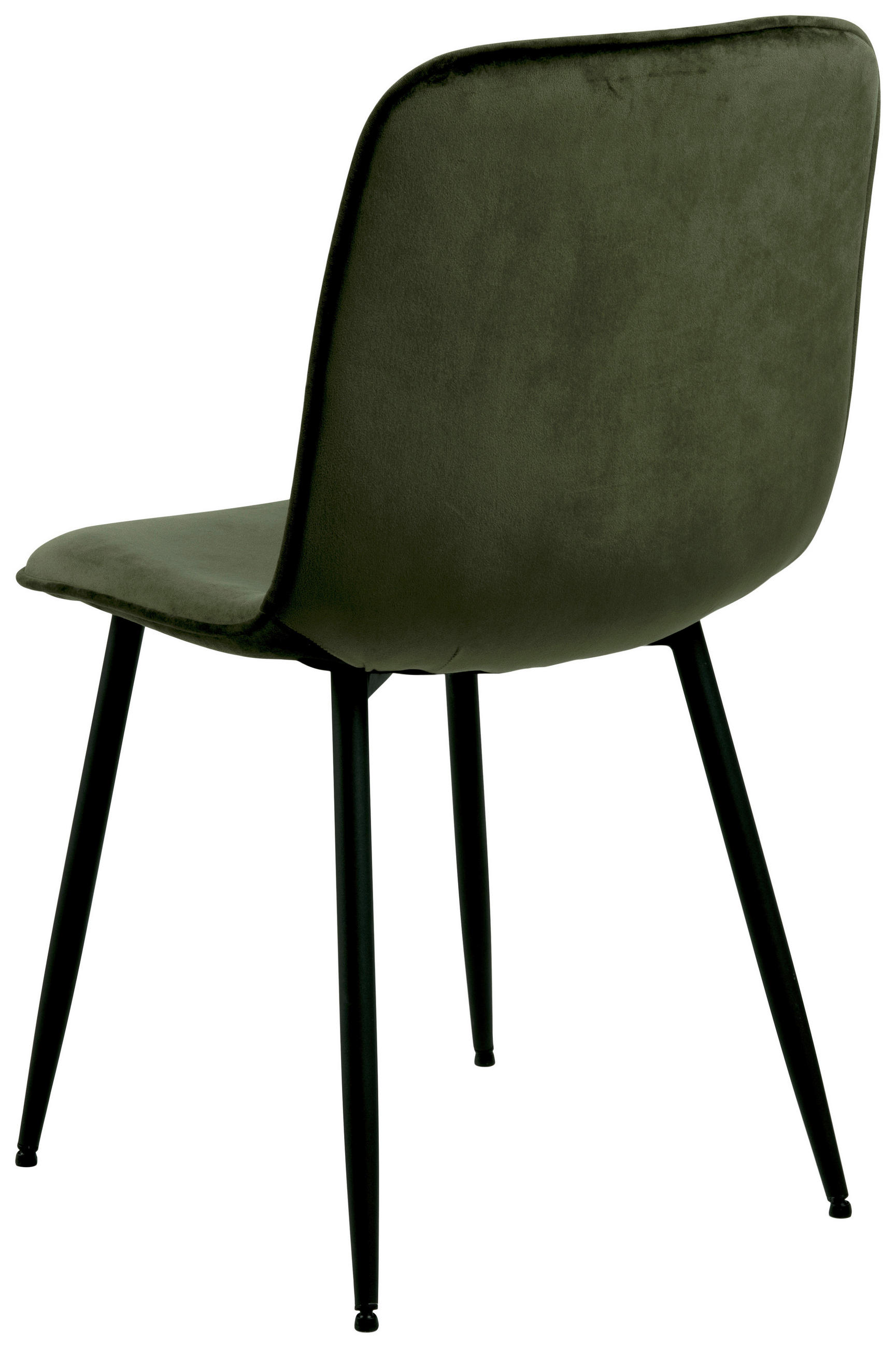 STOL stål sammet  - olivgrön/svart, Klassisk, metall/textil (46/86,5/56cm) - Best Price
