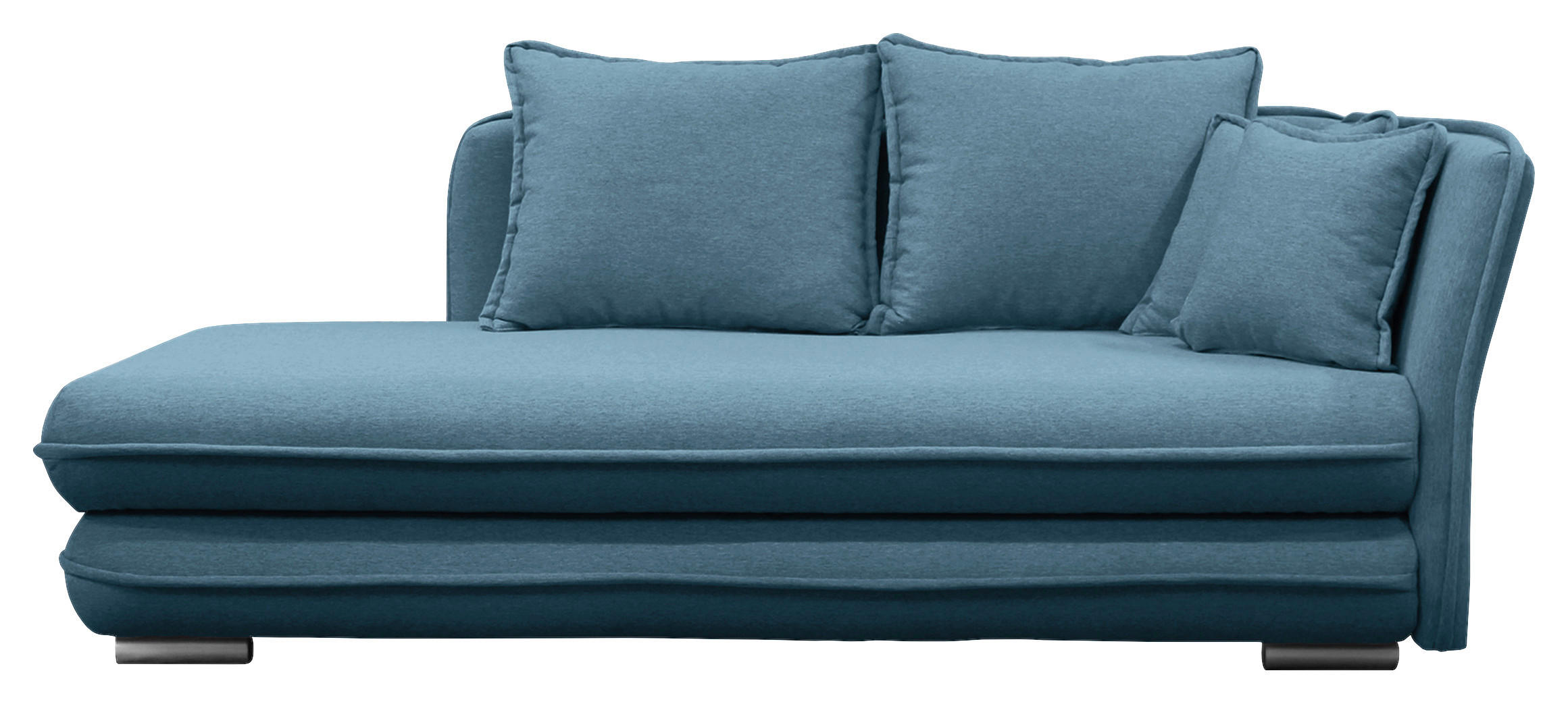 HEVERŐ textil kék  - olajkék/ezüstszínű, Design, műanyag/textil (224/84-99/107cm) - Xora