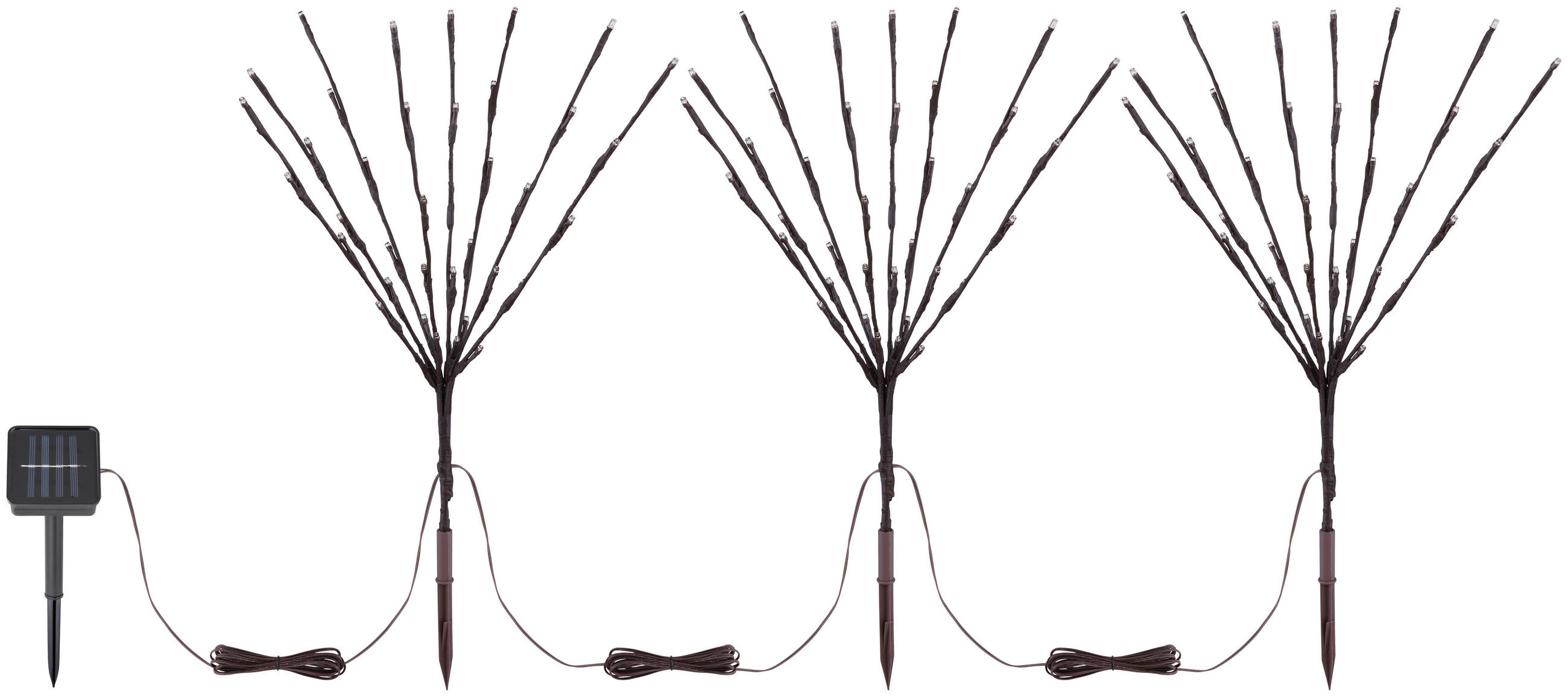 SOLARLEUCHTE 900/62 cm   - Braun, Basics, Kunststoff (900/62cm) - Globo