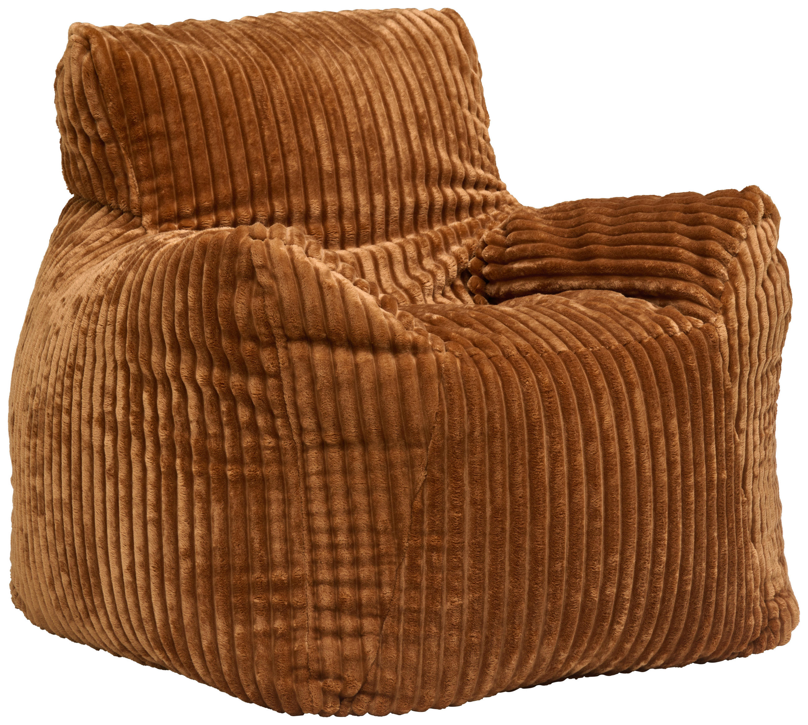 SITZSACK 470 l  - Hellbraun, Design, Textil (100/80/100cm)