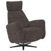 RELAXSESSEL in Textil Graubraun  - Graubraun/Schwarz, Design, Textil/Metall (78/113/90cm) - Dieter Knoll