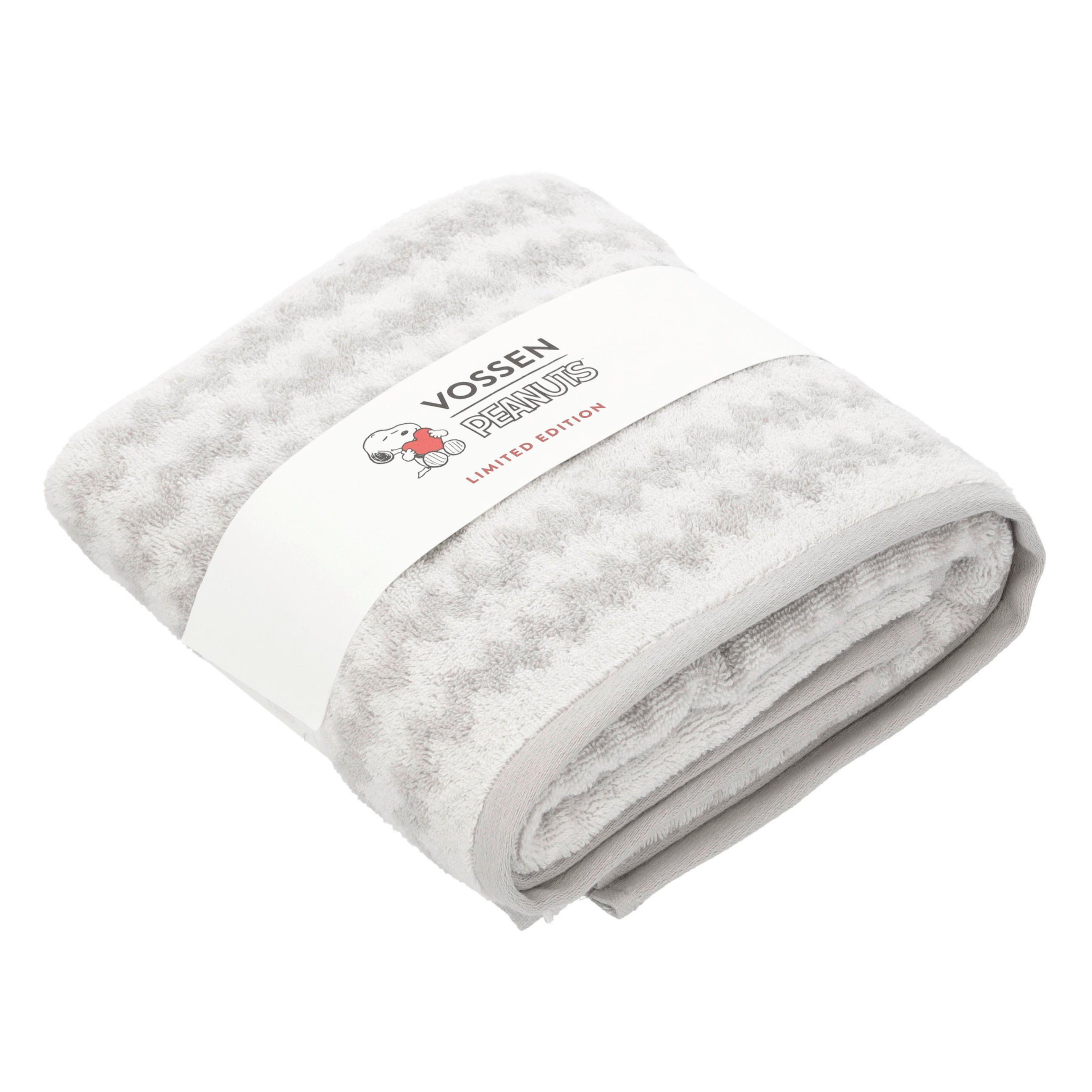 DUSCHTUCH Charlie Brown 67/140 cm  - Grau, Design, Textil (67/140cm) - Vossen