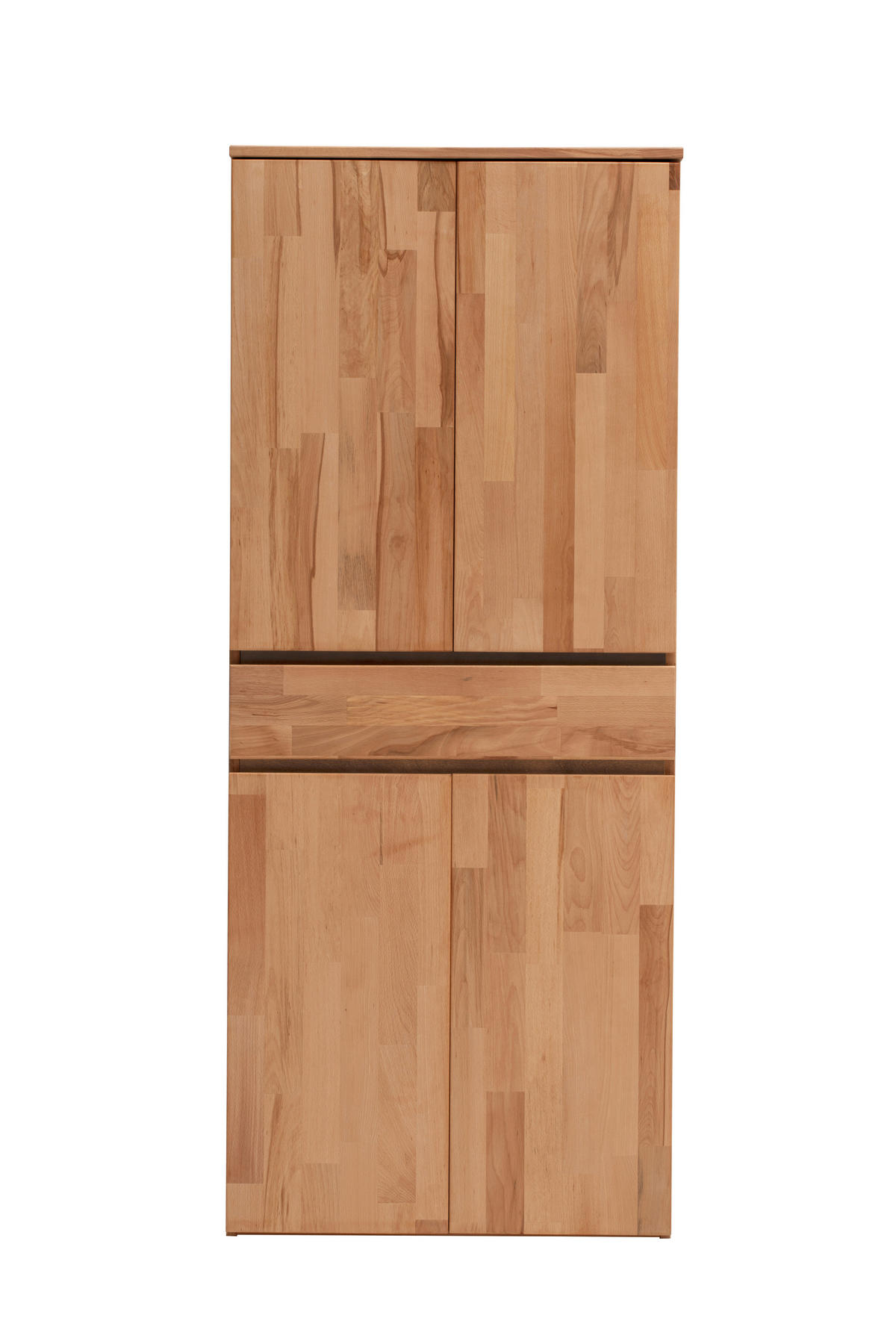 SCHUHSCHRANK Kernbuche vollmassiv Kernbuche  - Kernbuche, Natur, Holz (80/194/39cm) - Linea Natura