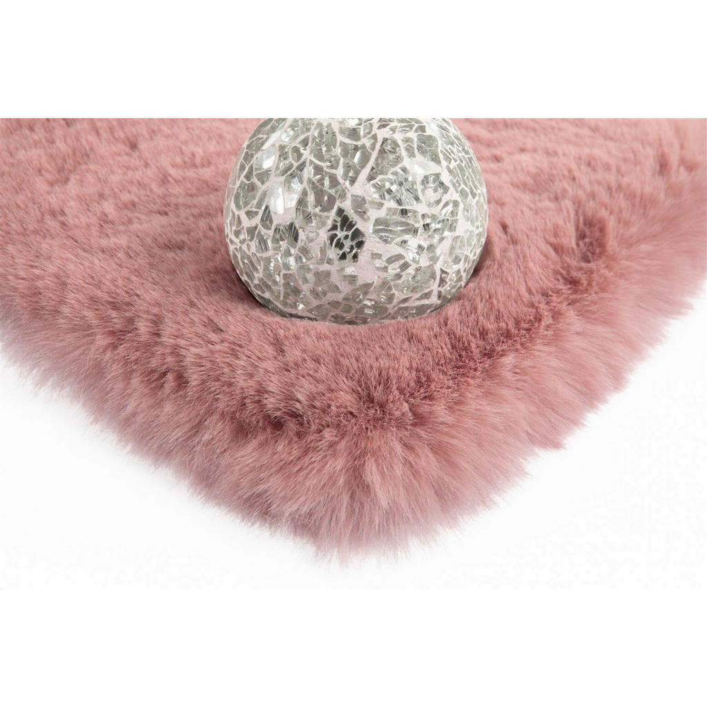 Thumbnail - Hochflorteppich Rabbit Light 525 Rosa, Rosa, Textil, Uni, rechteckig, 200x290 cm, pflegeleicht, Teppiche & Böden, Teppic...